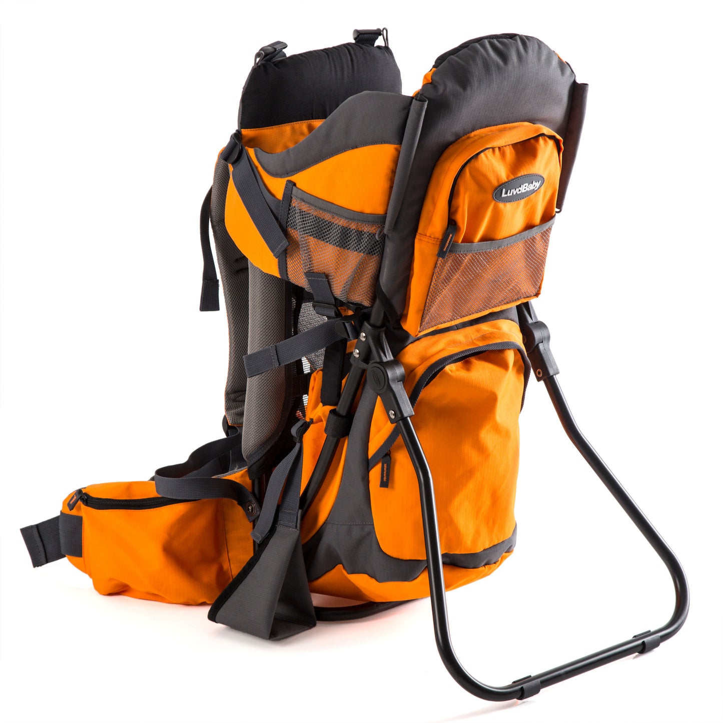 Luvdbaby Toddler Carrier Backpack - Comfortable Baby Carrier Backpack - Toddler Hiking Backpack Carrier Orange